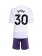 Billige Manchester United Benjamin Sesko #30 Bortedraktsett Barn 2025-26 Kortermet (+ Korte bukser)